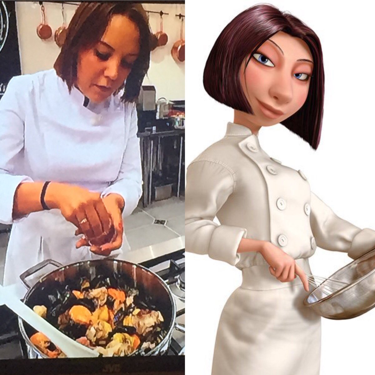 Il y’a comme une ressemblance avec Colette de ratatouille #topchef #topchef...