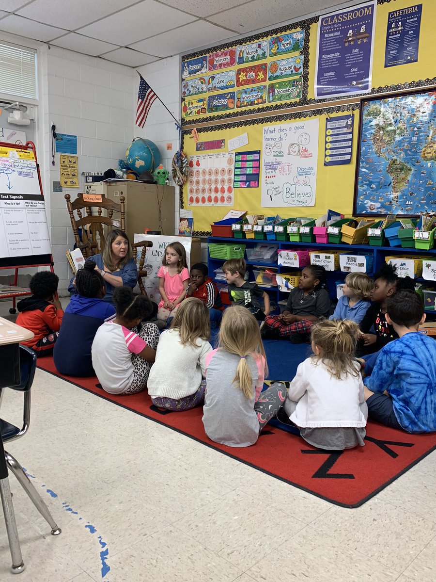 maureenhill_'s tweet photo. What happens when teachers and students believe in themselves and each other? You get rooms full of learners who take risks and encourage one another. The future is bright for the kindergartners @AldermanEagles! 😎Best morning spent in instructional rounds! #NHCChat https://t.co/bHlKYARW4U