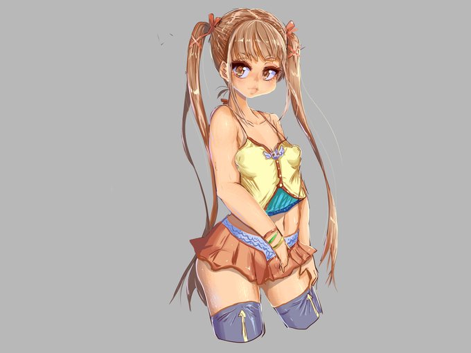 試し
下塗りして線画潰すから、結構スポイト使う。で、その勢いで色々塗っちゃうから、結果色んな色使って塗れて描き込みと言うか塗り込み増えて楽しい
ただ線画練習したいしな、でもラフからの方が自由なポーズ描ける可能性あるな、差分かけなくはない。ただどの程度塗り込むか。要落書きで試し 