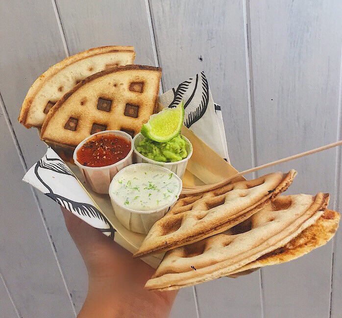 Icarus and Apollo (@icarus_apollo) on Twitter photo The Wafadilla. Mexican inspired quesadilla made in a waffle iron with a trio of dips. These will be available at the <a href="/Edge_Market/">Nether Edge Market</a> this March. NOM. #icarusandapollo #streetfood #sheffieldissuper #netheredgefarmersmarket The Wafadilla. Mexican inspired quesadilla made in a waffle iron with a trio of dips. These will be available at the <a href="/Edge_Market/">Nether Edge Market</a> this March. NOM. #icarusandapollo #streetfood #sheffieldissuper #netheredgefarmersmarket