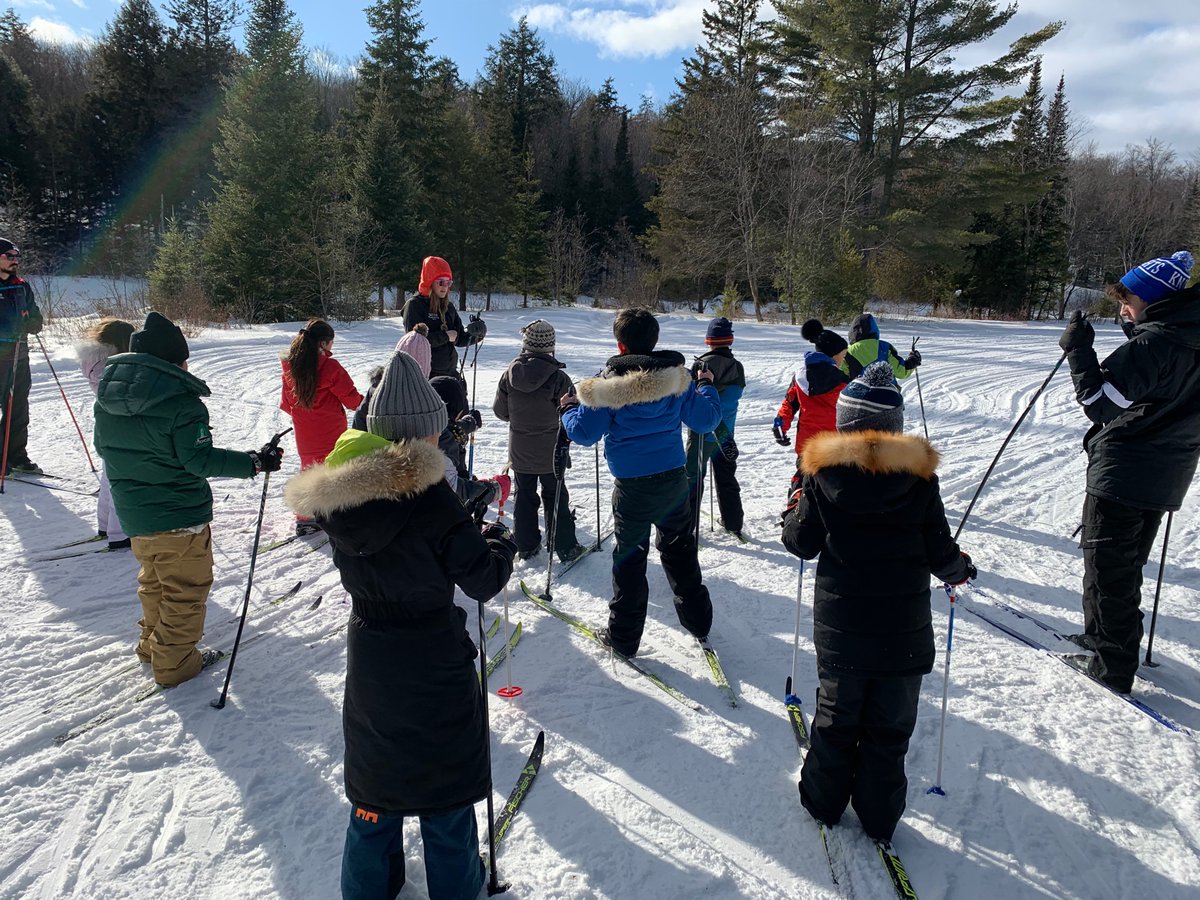 Cross country skiing fun!  <a href="/HTSRichmondHill/">HTS Richmond Hill</a> <a href="/ALIVEOutdoors/">ALIVE Outdoors</a>