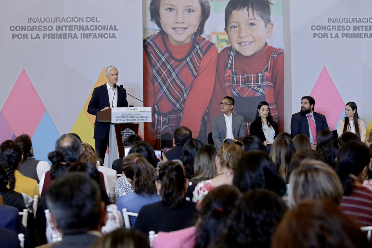 El desarrollo de nuestras niñas y niños, nos requiere a todos. Hoy respondemos a ese llamado con la inauguración del Congreso Internacional por la #PrimeraInfanciaEdoméx en #Toluca.