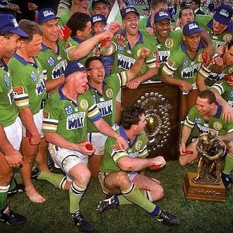 BadNMeanPodcast's tweet image. Episode 5 is out now. This one goes out to the star studded winners of ‘94. My heroes. bit.ly/39MlaKk. 

#canberra #raiders #canberraraiders #nrl #badandmean #rugbyleague #weareraiders #bleengreen #forevergreen