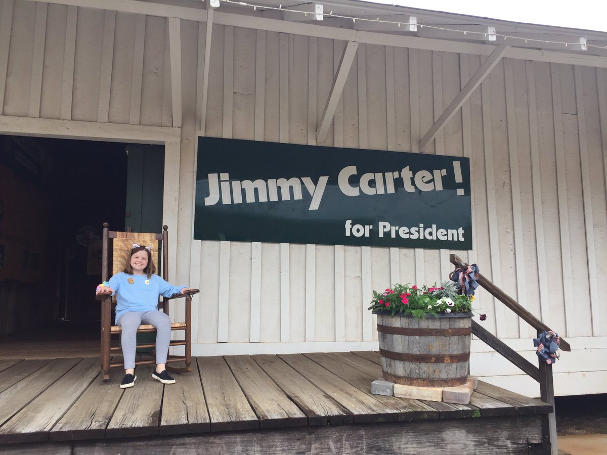 Just because it’s winter break doesn’t mean the learning stops! Just picked up two new #juniorrangerbadges right here in GA <a href="/andeNHS/">Andersonville NHS</a> and <a href="/JimmyCarterNPS/">Jimmy Carter National Historical Park</a> for this little fan of national parks &amp; historic sites! #jimmycarternhs @kate_messerly @weiss_sarah