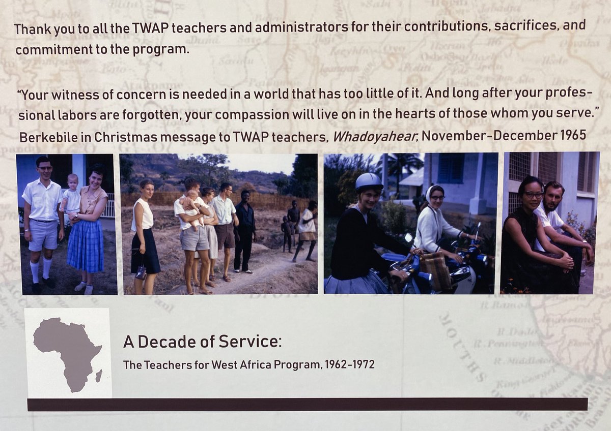 <a href="/KatFlyte/">Kat Flyte</a> and I were learning about the Teachers for West Africa program. I’m excited to learn more about it in class and at lunch tomorrow! #etownengage