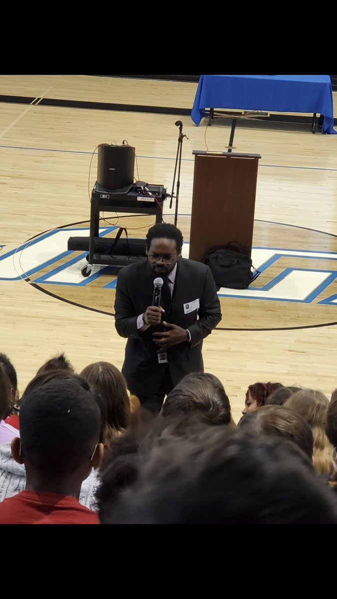 Great Black History Program at <a href="/BerryMiddle/">Berry Middle School</a>. It was POWERFUL! <a href="/DrChrisRobbins/">Dr. Chris Robbins</a>
