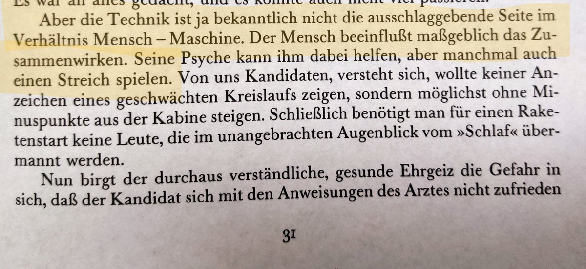 "[...] technology is not the decisive factor in the relationship between man and machine. The human being has an important influence on the interaction. The psyche can help with this, but sometimes can also play a trick on us." Sigmund Jähn 1983 #cosmonaut #ddr #space #hci