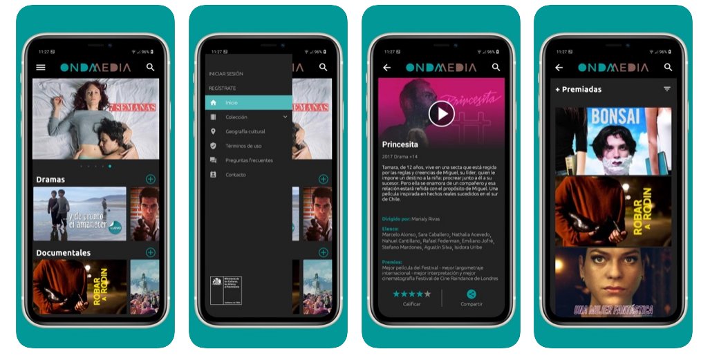 carrizo_ortiz's tweet image. No sé si sabían, pero OndaMedia lanzó su app gratuita para Iphone y Android, full compatible con Chromecast. LA CAGÓ. Funciona la raja, ahora si full Cine Chileno de todos los tipos posibles en un verdadero Netflix gratuito ❤️