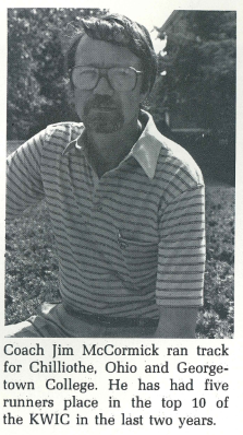 GTownXCTF's tweet photo. We are sad to hear of the passing of Coach Jim McCormick. Coach McCormick led the Men's and Women's Cross County teams from 1982-1991 with multiple national championship appearances and won 3 KIAC CotY Awards. Thanks for laying a great foundation for us Coach! @GCAthletics https://t.co/b666AauYnq