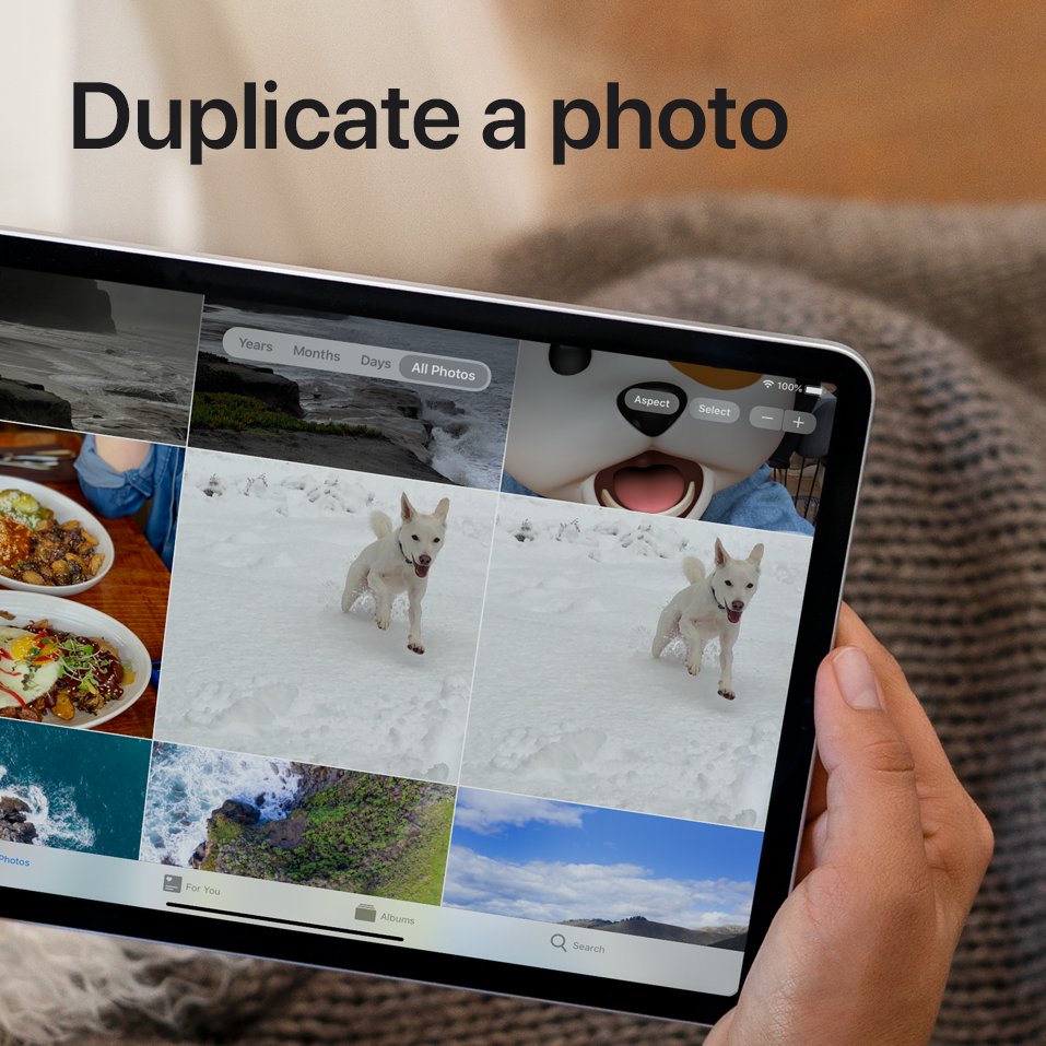 AppleSupport's tweet image. Can’t decide between Loop and Bounce? Duplicate your photo, and you can have one of each.
    
Here’s how to duplicate a photo in the Photos app.