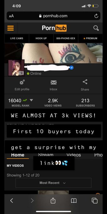 ALMOST AT 3k VIEWS! Just posted 2 new videos ! They&rsquo;re now available! Link is only $5 👀💦 &bull;findomme -<a href="/tag/onlyfans"class="tags"><span>#onlyfans</span></a><a href="/tag/onlyfansmodel"class="tags"><span>#onlyfansmodel</span></a><a href="/tag/onlyfanspages"class="tags"><span>#onlyfanspages</span></a>