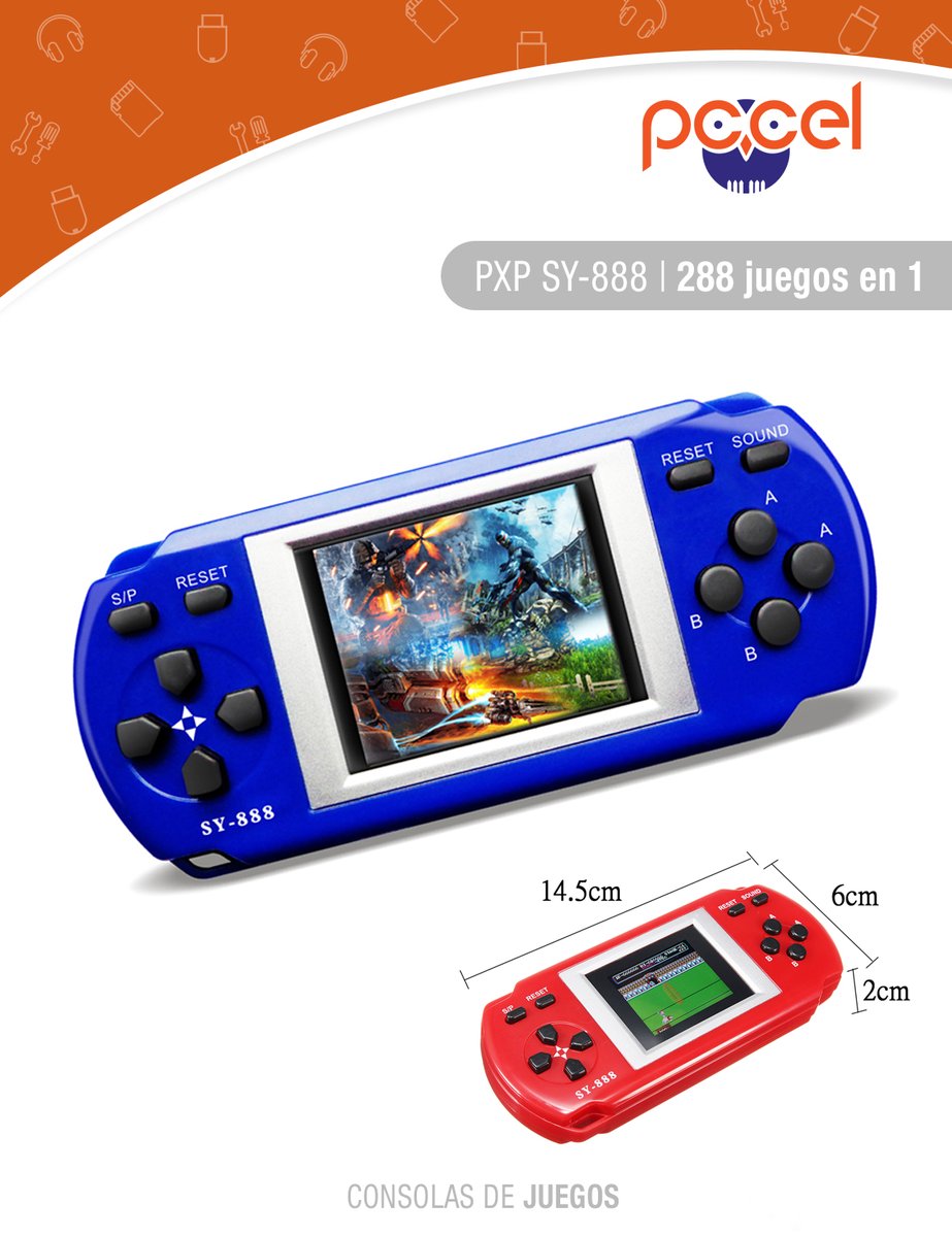 tupccel's tweet photo. Consolas | Disponibles en #Colombia🇨🇴🕹
Consola De Juegos Pxp Sy-888s | 288 Juegos En 1
Precio: $55.000

¡Haz tu compra por #MercadoLibre, de forma rápida y segura!🔒 https://t.co/eVAJdSBm18 https://t.co/AptzIBQczI