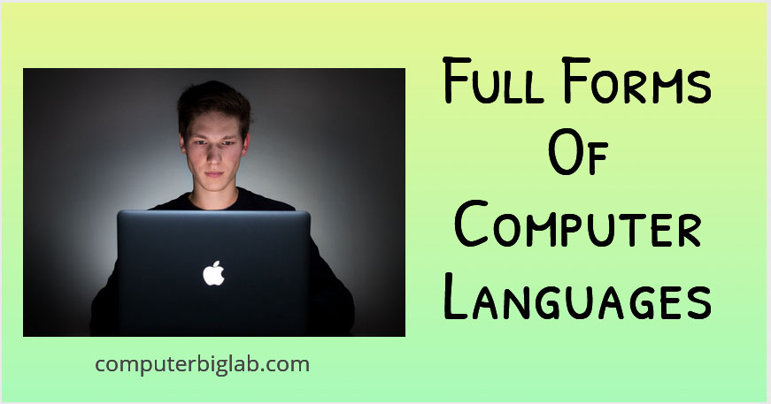 fullformsall's tweet image. Full Forms Of Computer Languages
computerbiglab.com/full-forms-of-…
#fullformsofcomputerlanguages