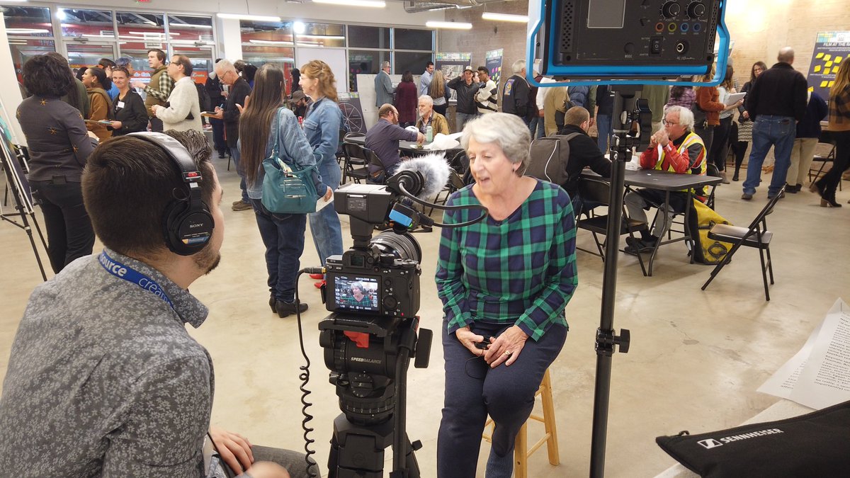 Tonight we sat and talked with community members about the history and the future of the Railyards.