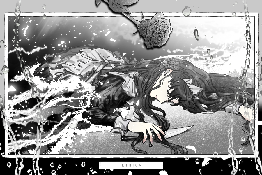 DOKURO_nasu3's tweet photo. @_EOGD 

演目『人魚姫』
舞台『本物の海』
演者『ピケ』

どなたでも御覧になれます。
よければどうぞ、お手元の花を添えてください。
できそこないのわたくしに。

#ETH_5 
#ETH_Pique https://t.co/g1RojtgwMG