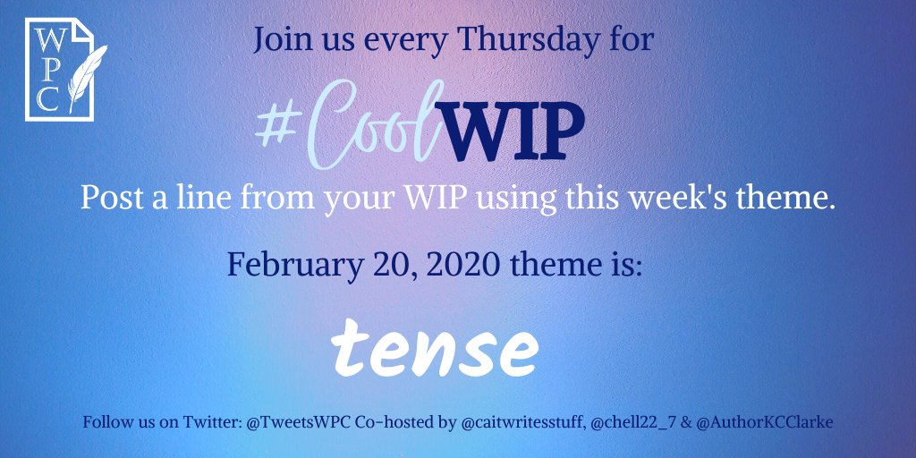 TweetsWpc's tweet photo. "We're in an age when everything's present tense. People don't know how to be still and surrender to the music."
- Pete Hamill
This week's #CoolWIP prompt is: TENSE
#amwriting #WritingCommnunity #writersnetwork #writingprompts #writing https://t.co/NwJNROkpwk