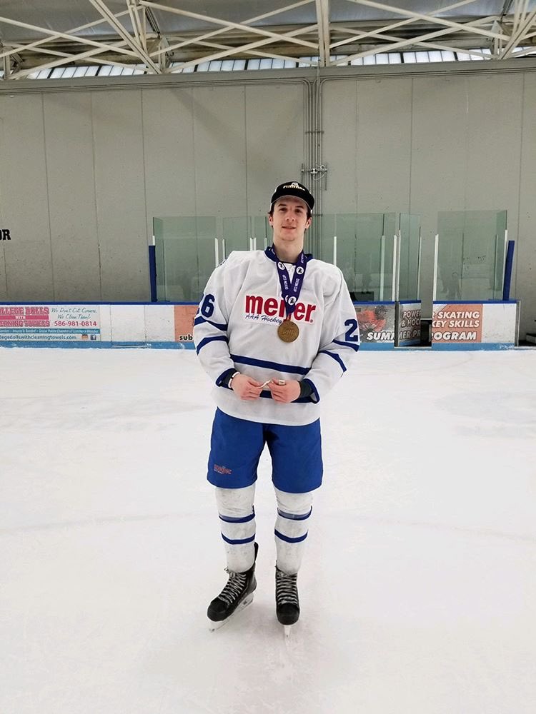 SalineHockey's tweet image. Congrats to Saline Hockey alum @Mason_Ausmus and his 18U Meijer team for winning the NAPHL Dixon Cup last weekend!  Way to go Mase! #AlwaysAHornet #HornetHockey @salineathletics @thesalinepost @MeijerAAAHockey