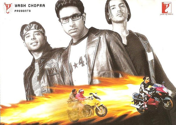 38th Bollywood film:  #Dhoom Average action flick with humour (I thought Uday Chopra did good at bringing comic relief), and an *iconic* title track...Honestly I don't have much more to say about it. Okay one time watch! It's a 16 year old movie and it does look its age.