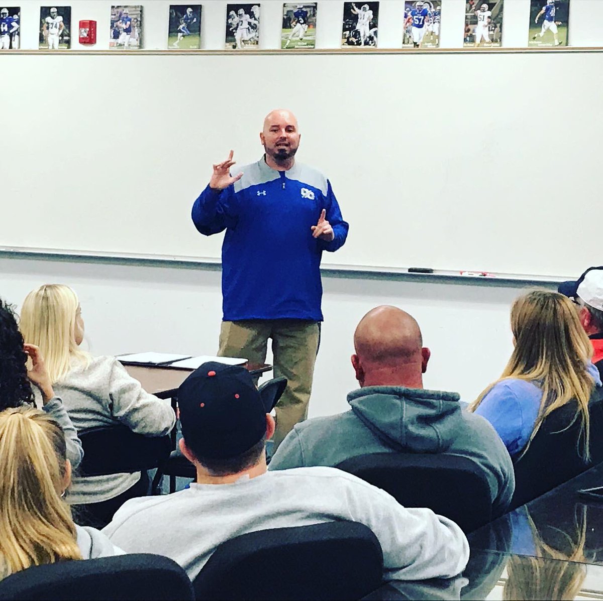 OCHS_Athletics's tweet photo. Please help us welcome Graham Family to the @OCHSwarriors FAMILY! Thank you to our @ochsfastpitch families that came out tonight to the meet and greet for our new HC, Zack Graham. Passion. Energy. Excitement. @oconeecoschools #weareone #oneprideoc https://t.co/Qol1BnqWPr