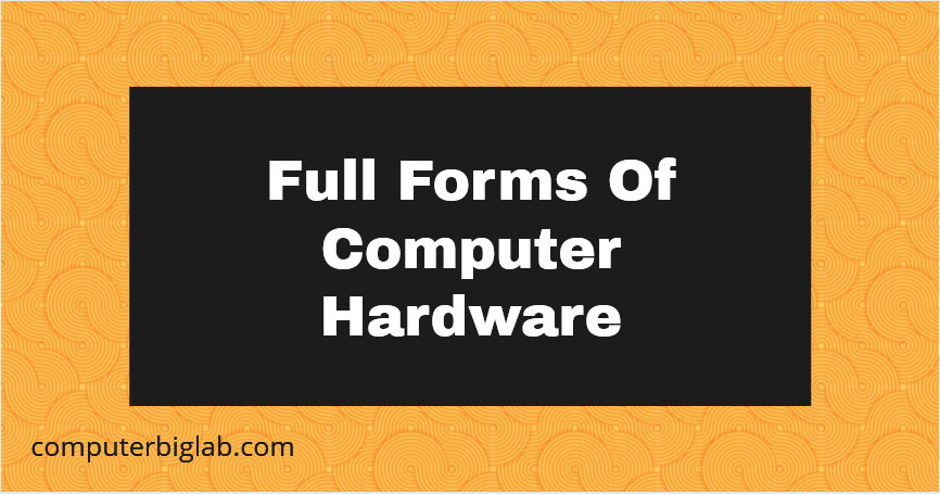 fullformsall's tweet image. Full Forms Of Computer Hardware
computerbiglab.com/full-forms-of-…
#fullformsofcomputerhardware
