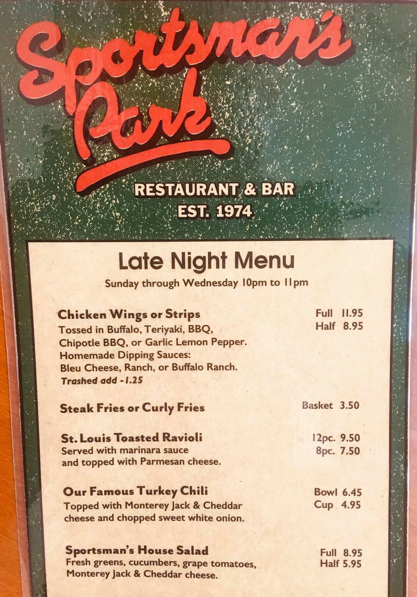 Sportsman's Park Restaurant (Ladue1974) Twitter