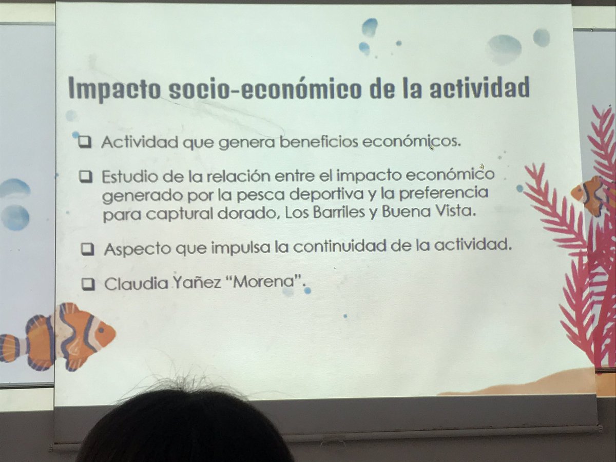 Patricia_Patron's tweet photo. En mi clase de Desarrollo Sustentable del #TecNM #ITLaPaz mis alumnos analizaron varios temas, entre ellos la apertura comercial del pez dorado. Concluimos que esta propuesta no abona al desarrollo sostenible de los habitantes de #BCS, en especial a #LosBarriles y #LosCabos 👇 https://t.co/hTrZiYCEue