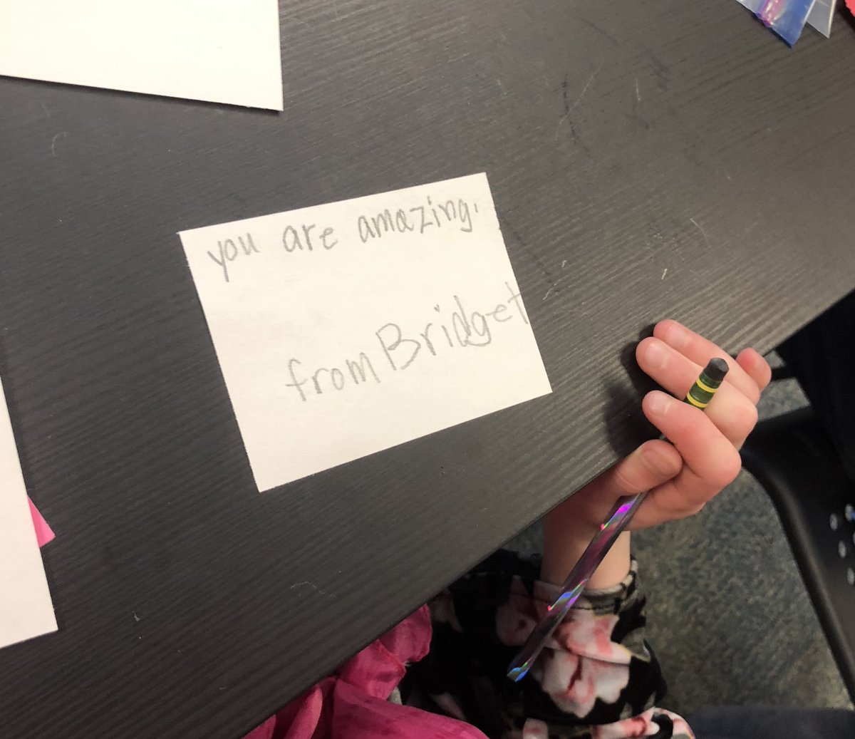 What if we all notice greatness around us and intentionally share those observations with one another?  What if we normalize sharing of said compliments?  
Random Acts of Kindness Week <a href="/FCEhse/">Fall Creek Ele.</a> #KindnessMatters 
“Be somebody who makes everybody feel like somebody.”
-Kid President