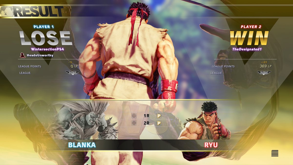 TheDesignated1's tweet photo. I almost feel bad.  #SFV #DoublePerfect #PS4share https://t.co/foIvSgr5gq