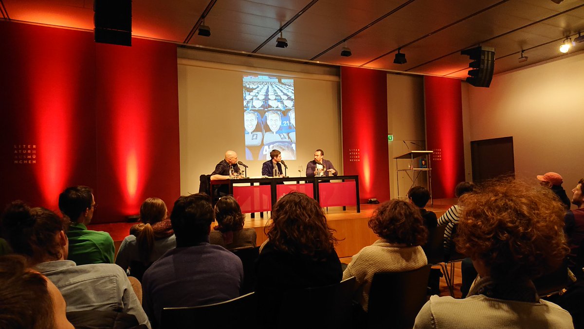 maegnes's tweet photo. The Great Nowitzki im Literaturhaus München. Vielen Dank an @GreeneDemond, @doriansteinhoff und @tpletzinger für einen fantastischen (😉) Abend #Nowitzness in Reinform. https://t.co/QnqnyR1hVK
