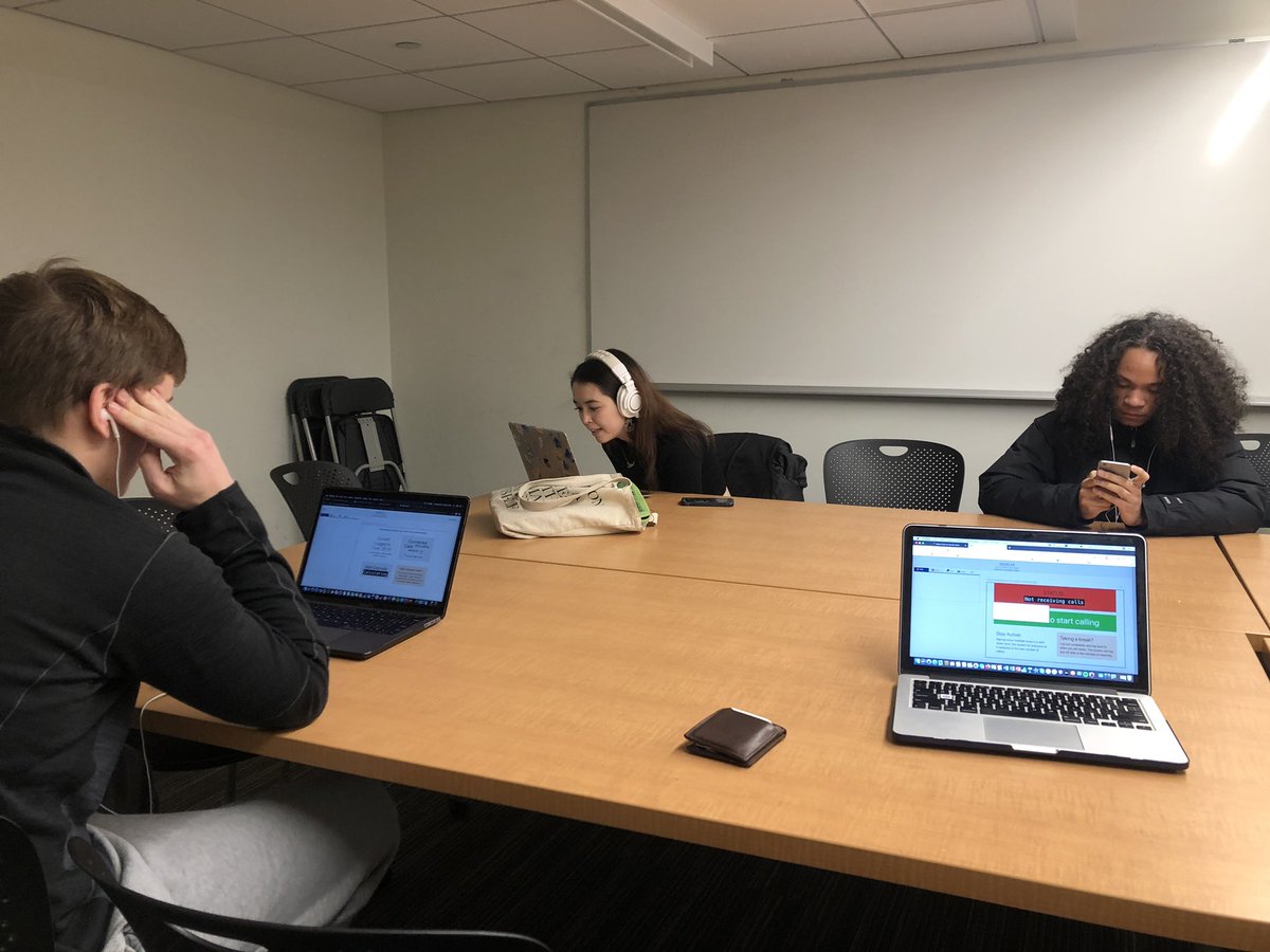 Amherst4Bernie's tweet photo. Amherst students! Come to Ford 120 right now to make calls for Bernie to voters in North Carolina!
We’ve already made over a hundred calls and reached dozens of people ready to elect Bernie!
#StudentsforBernie #Bernie2020 #NotMeUs #BernieWillWin #CallForBernie https://t.co/7NovxJLh7S