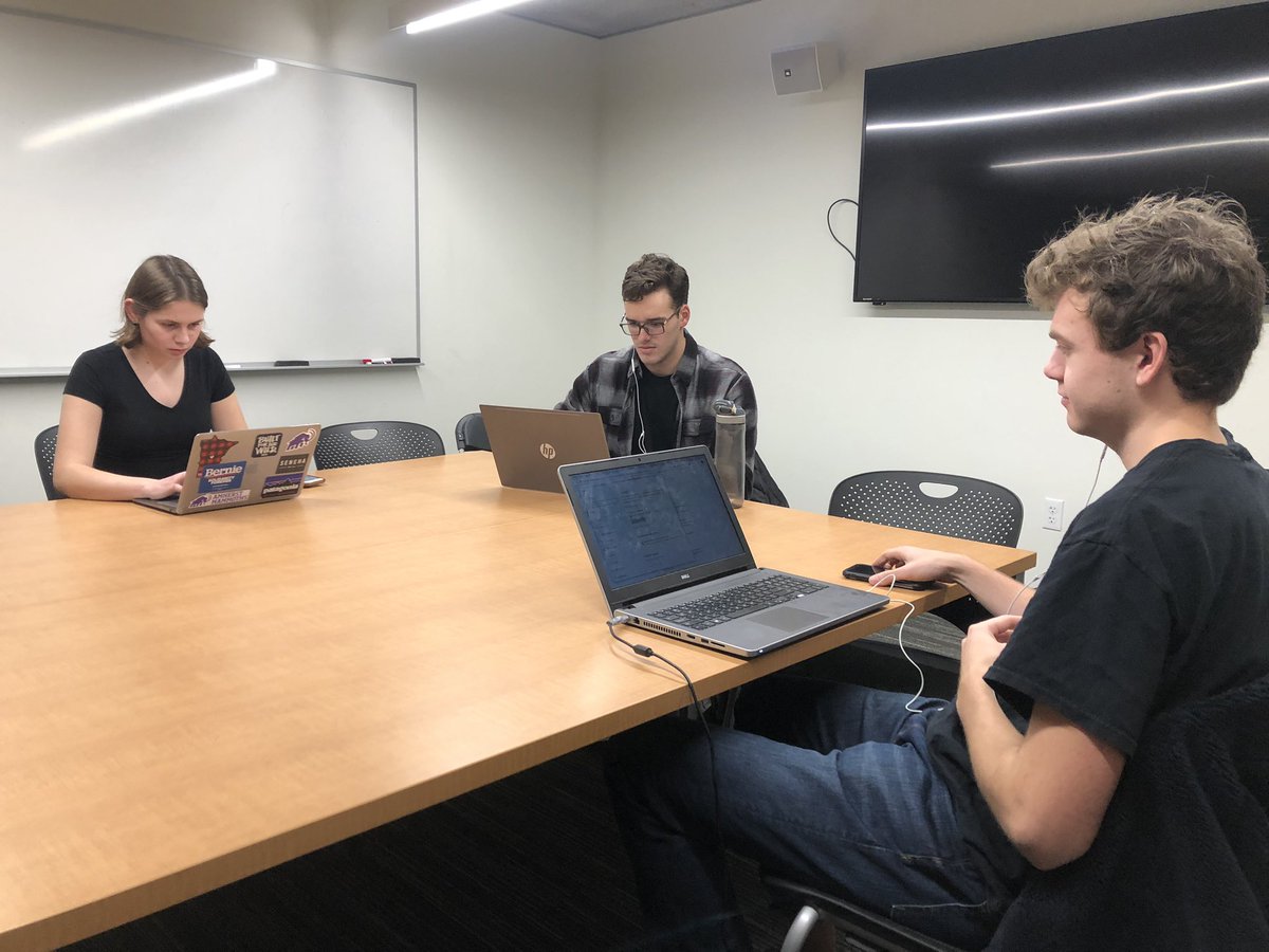 Amherst4Bernie's tweet photo. Amherst students! Come to Ford 120 right now to make calls for Bernie to voters in North Carolina!
We’ve already made over a hundred calls and reached dozens of people ready to elect Bernie!
#StudentsforBernie #Bernie2020 #NotMeUs #BernieWillWin #CallForBernie https://t.co/7NovxJLh7S