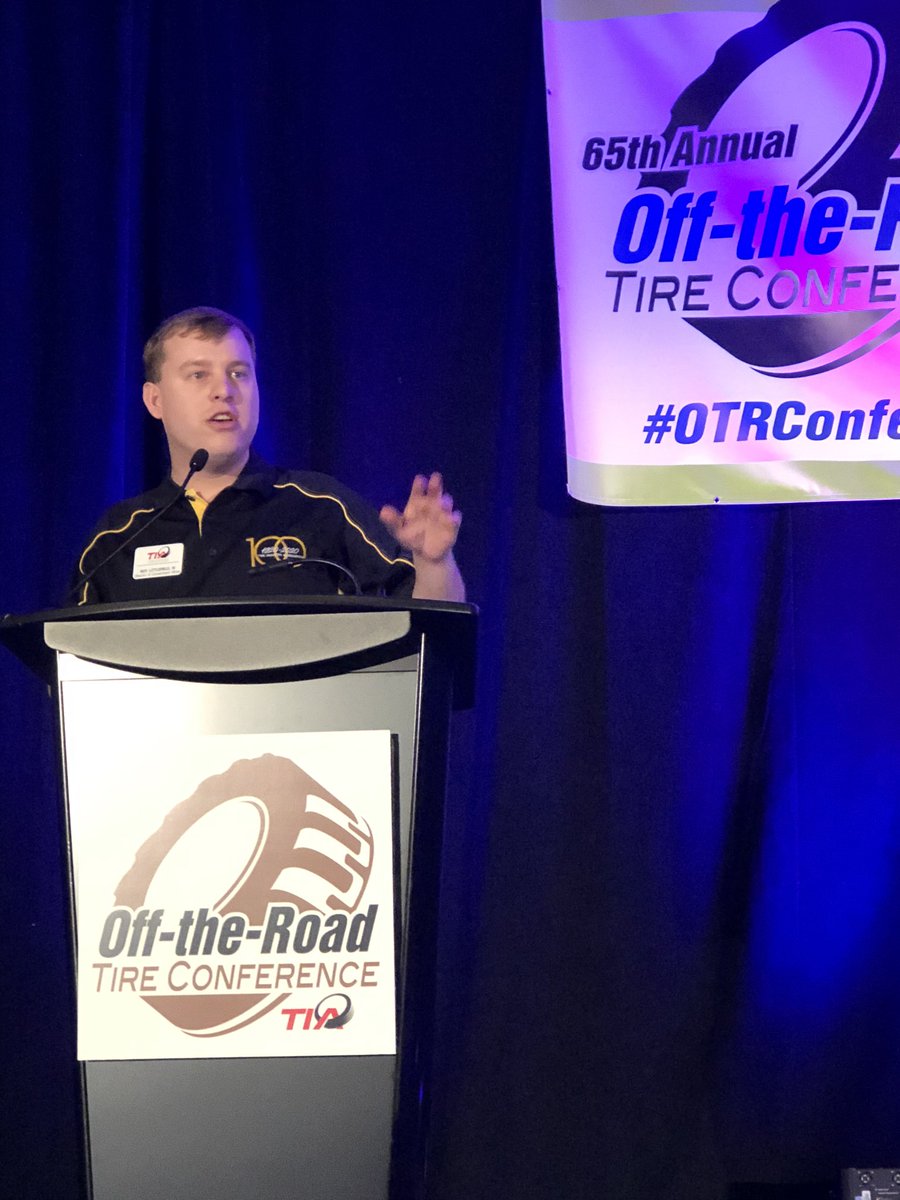 DonDetore's tweet photo. .@thetireindustry to have annual Lobby Day in early May in #WashingtonDC, then have Environmental Summit following day, according to Roy Littlefield IV, speaking at #otrconference. https://t.co/R4wb2XMimK