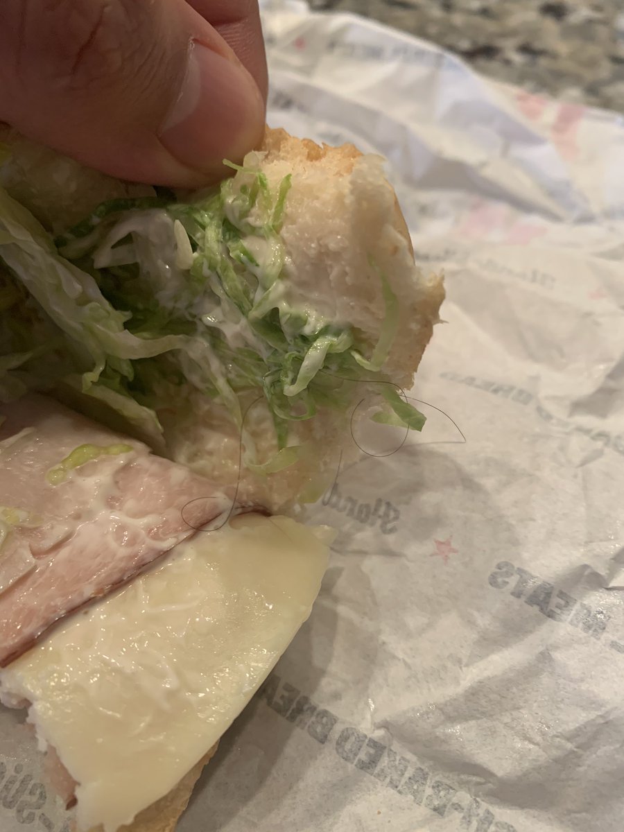 mickyperales's tweet photo. Thanks for my lunch today @jimmyjohns !!! #haironmysub #meal #jimmyjohns https://t.co/TJMsiXiO6v