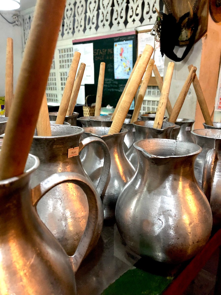 VoodooChef's tweet image. An army of Batirols for #frothing #tableya aka #local #Filipino #Pinoy #chocolate in #Iloilo 140119
#Ilonggo #classic #traditional #drink