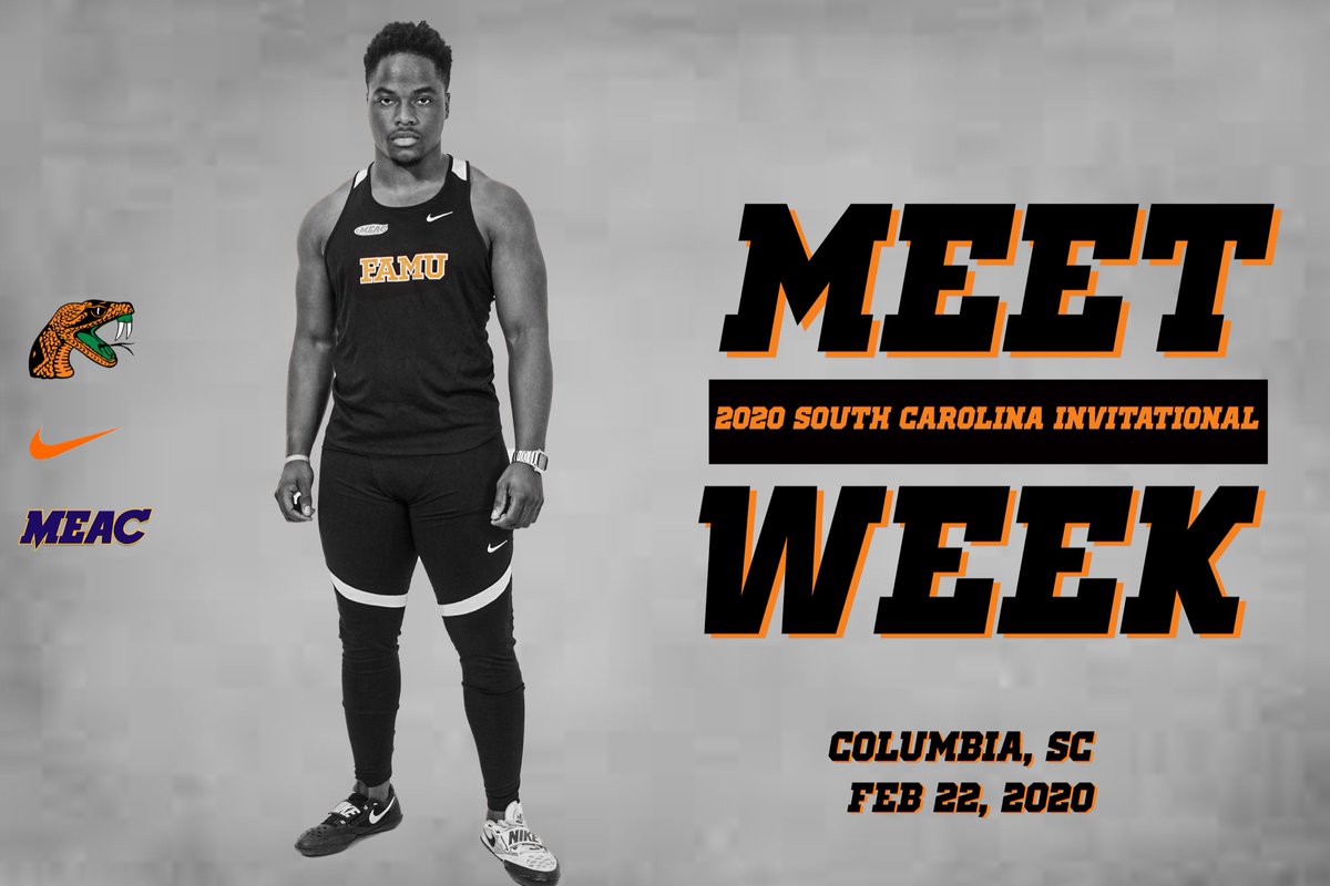 FAMU_Track's tweet photo. MEET WEEK! Catch The Rattlers This Weekend At Columbia, SC! #FangsUp #FAMU #strikestrikestrikeagain #WeAreFAMU #FAMULY #buildingchampions #MEAC #MEACTrackandField #TrackandField #RattlerNation #FAMUTF #FamuAthletics #FAMUSports https://t.co/BRxtB4VqP2