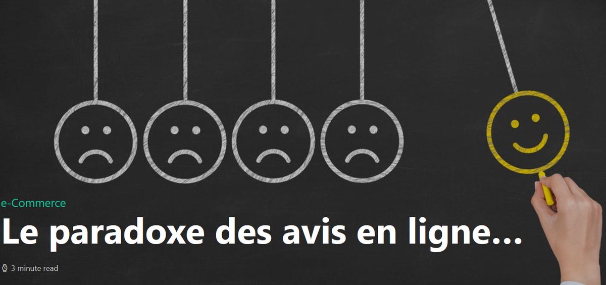 Le paradoxe des avis en ligne…

près de 80% des français estiment que les avis en ligne ont un impact sur leur choix.

Pourtant, ils sont plus d’un tiers à estimer que ces avis sont douteux… #Marketing

comarketing-news.fr/le-paradoxe-de… via <a href="/ComarketingNews/">COMK</a>