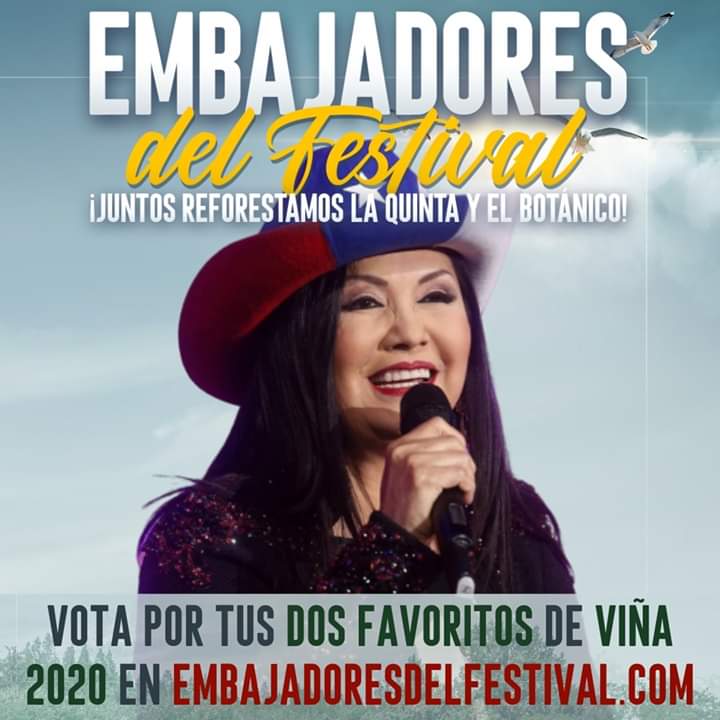 anagabrielworld's tweet photo. La Reina @ANAGABRIELRL esta nominada a #EmbajadoresDelFestival vamos a votar por una gran causa el planeta 
https://t.co/D4CbMk6E57
#AnaGabriel #MundoAG #Viña2020 https://t.co/fuE85DBvOj