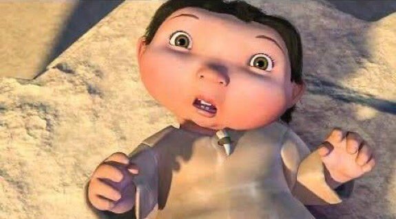 LettIsaac's tweet photo. The other night i had a dream that manny the mammoth stomped on this bitches head. First good night of sleep i’ve had in a while. Little prick looks like an undercooked dumpling https://t.co/YCcKgPdwB6