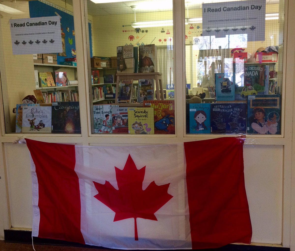 We’re happy to be celebrating #IReadCanadianDay today!  So many great books! Thanks to our Teacher Librarian, Ms Fung!