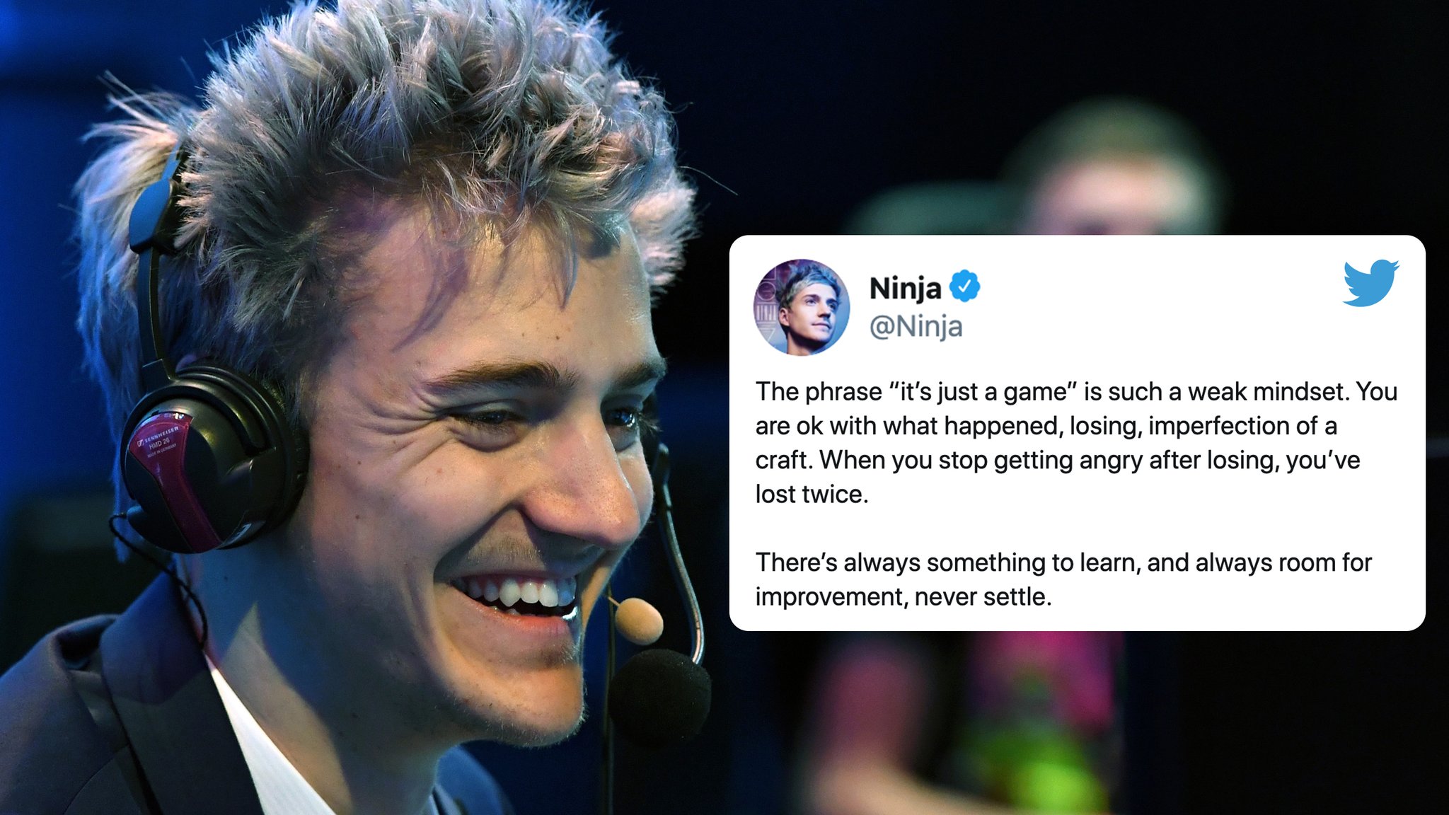 ESPN Esports no Twitter: "It's not all just fun and games for @Ninja.  https://t.co/siyLTBCQZo" / Twitter