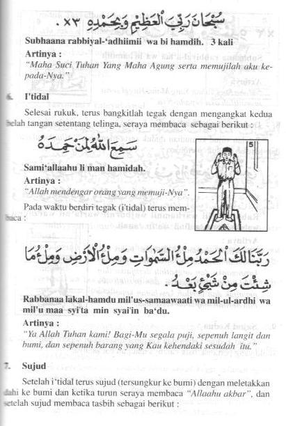 Bacaan setelah rukuk