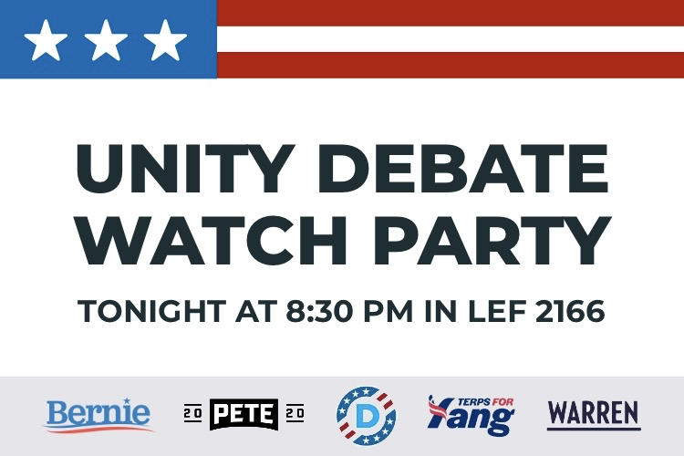 UMD_Dems's tweet photo. Tonight is Friendship 2020! The event starts at 8:30pm in Lefrak 2166. There will also be free drinks and snacks! We can't wait to see you there!!
 @BernieTerps @UMDForWarren @TerpsForYang https://t.co/9hthryh0Ka