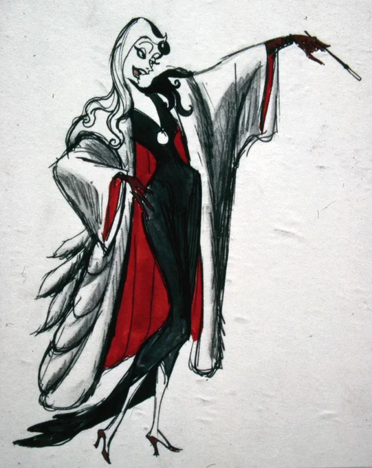Animation art from Disney's 101 DALMATIANS (1961). 