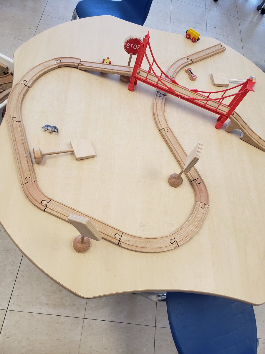When friends discover that they can build with tracks and use trains on the table! This is another first in our class this year! <a href="/BaysidePublic/">Bayside PS</a>