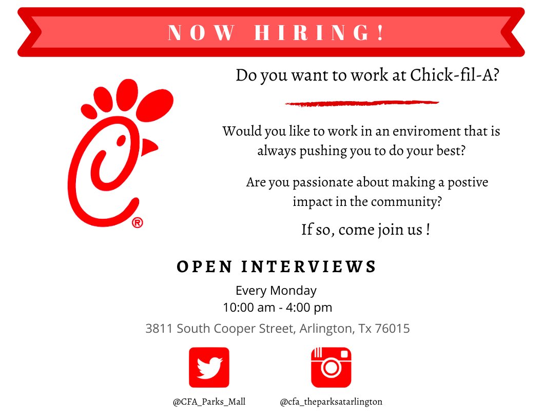 Come join us for open interviews on Mondays from 10:00 am - 4:00 pm! Hope to see you there!