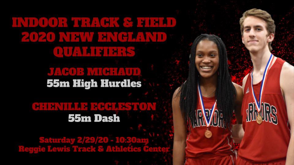 WellsIndoorTF's tweet photo. Congratulations to Jacob &amp; Chenille on qualifying for the New England Championships!!! https://t.co/2nw8O3n1cI
