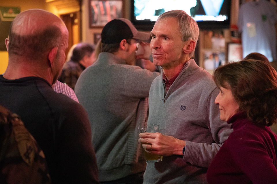 DanLipinski's tweet photo. With the temp hovering around zero for our event at Twisted Shamrock last Thursday, we were a little concerned about turnout. #23rdWard, I'll never doubt you again! Thanks to everyone who braved the cold to show your support. Loved being back near my grade school, St. Syms #IL03 https://t.co/xfsxQpsu7k