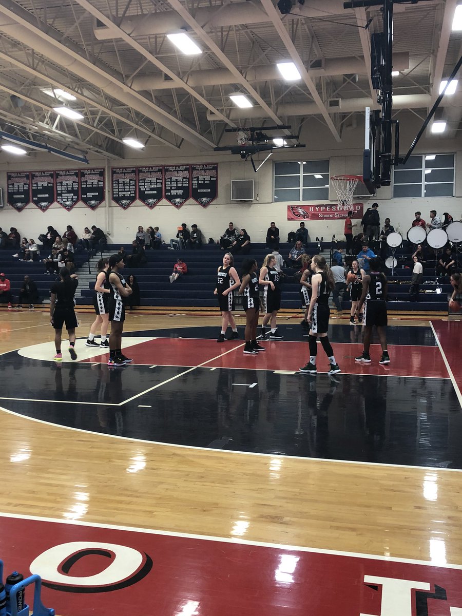 PE_Bullard's tweet photo. Let’s come out of halftime fired up and ready to play!! @WakeAthletics @BB_LadyWarriors https://t.co/UeijD5qrbl