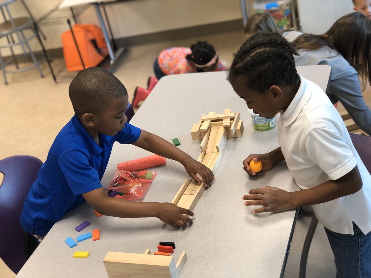 ToddLaVogue's tweet photo. Tinker Lab: My kindergarten MVPs today were team who worked so well together and really listened to each otherโs suggestions #beyondrubrics https://t.co/SvzWEH8z81