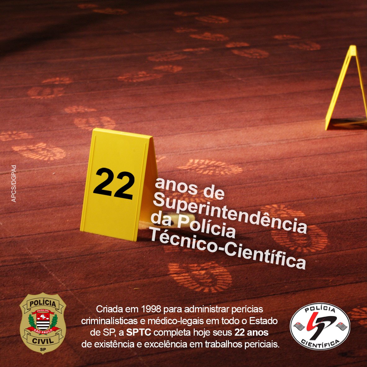 Policia_Civil's tweet image. Hoje a @polcientificasp completou 22 anos de existência e excelência.

Parabéns!
#sptc
#policiacientifica
#pericia
#pcsp
#policiacivilsp